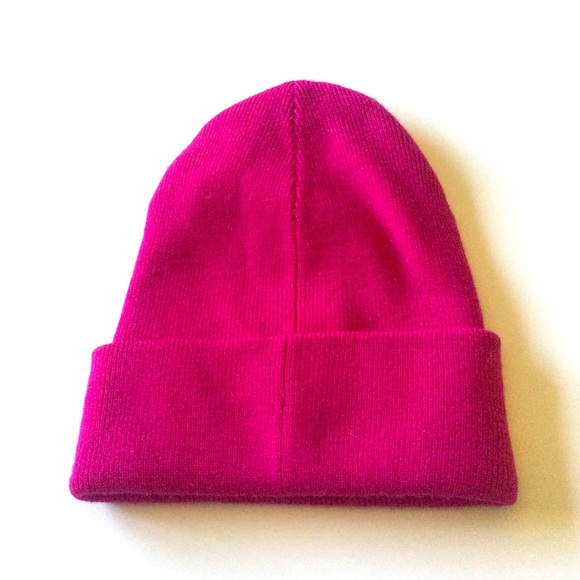 RAG & BONE ADDISON WOOL BEANIE HOT PINK OS NWOT